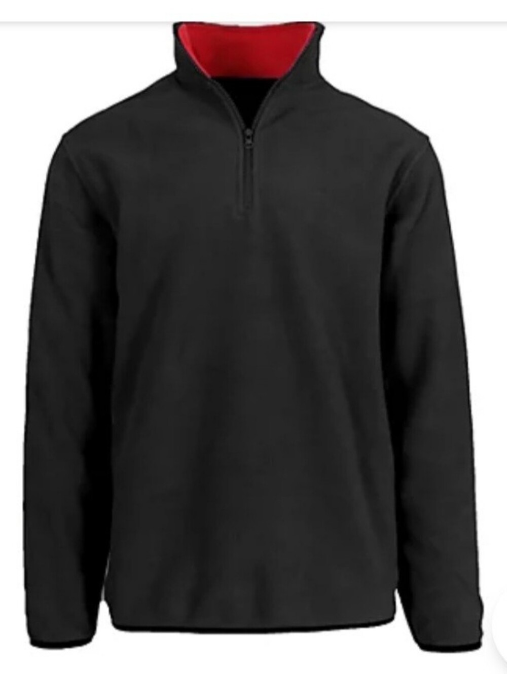Stone Mountain Men's Polar Fleece Pullover Quarter Zip Sweater Sz XL